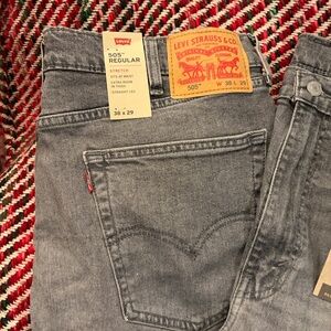 Levi's Men's Blue 505 Straight Jeans